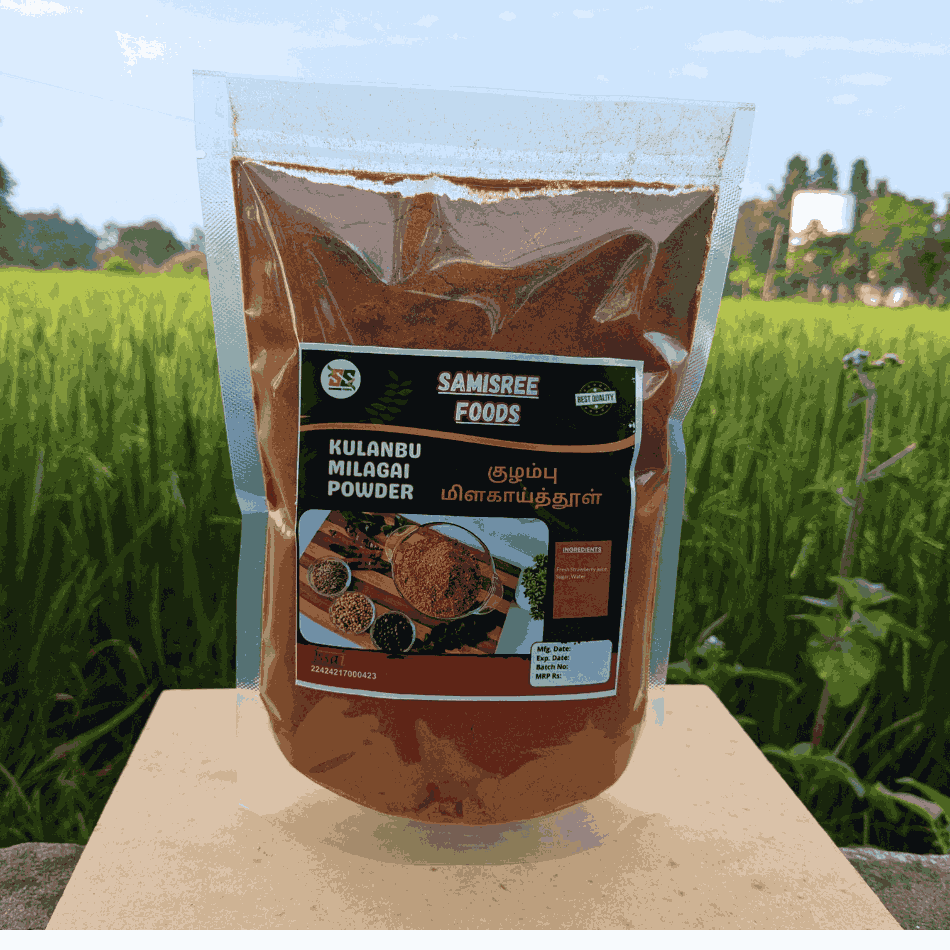 "Buy Kulambu Milagai Powder Online – Perfect for Curries & Sambar"