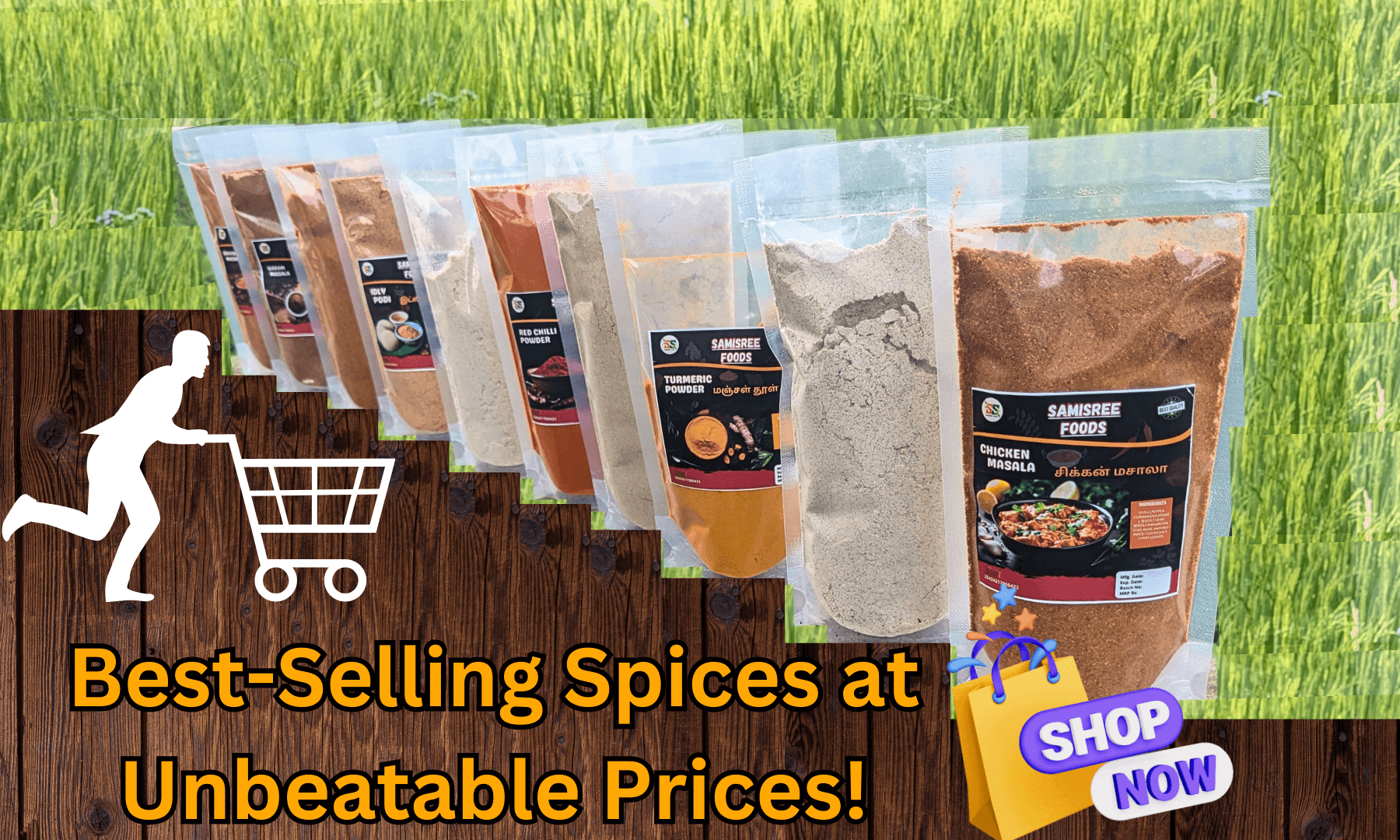 Samisree Foods – Authentic and Premium Masalas, Flours, and Mixes for Healthy and Flavorful Cooking.